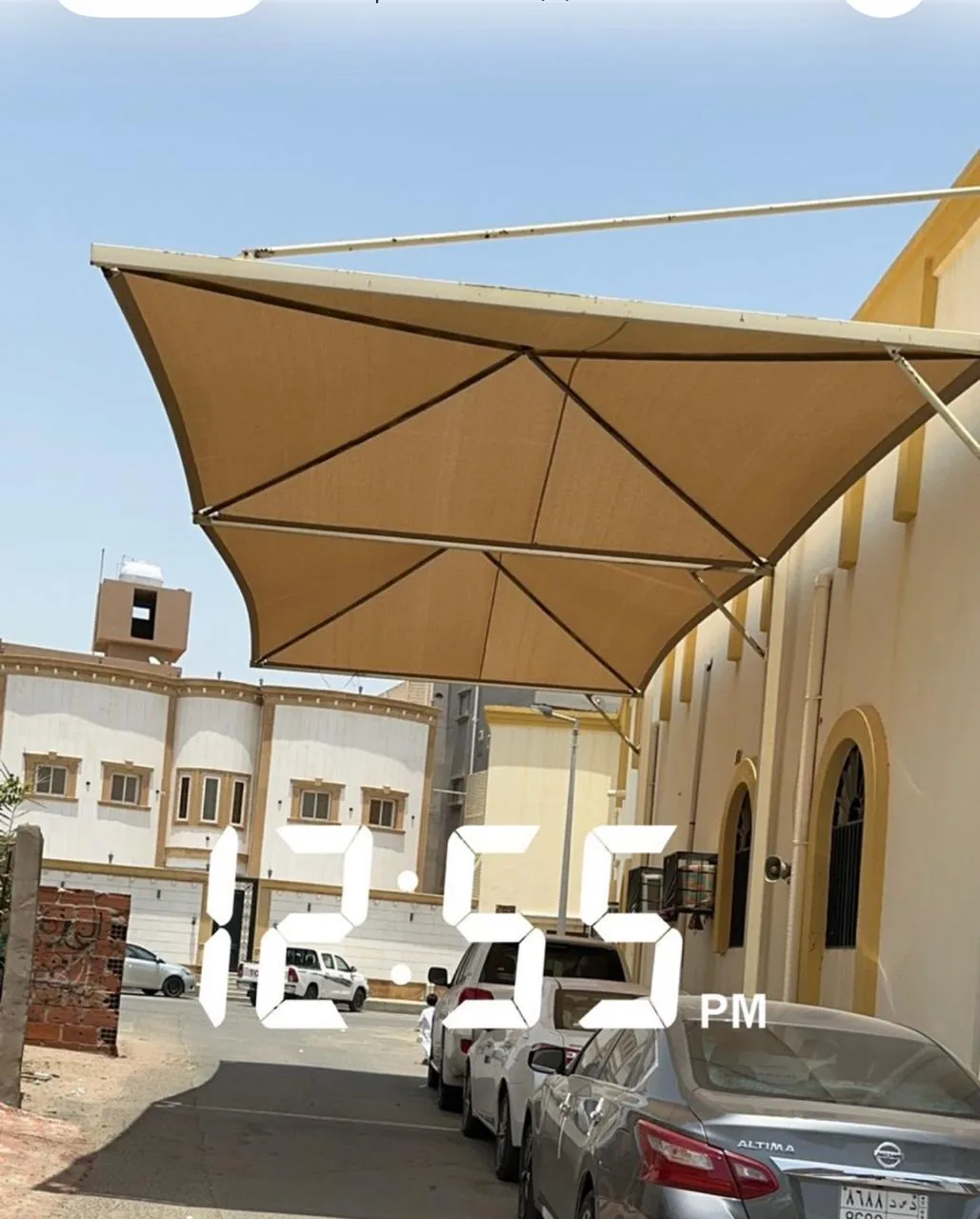 تنفيذ مظلات سيارات - نموذج 114
