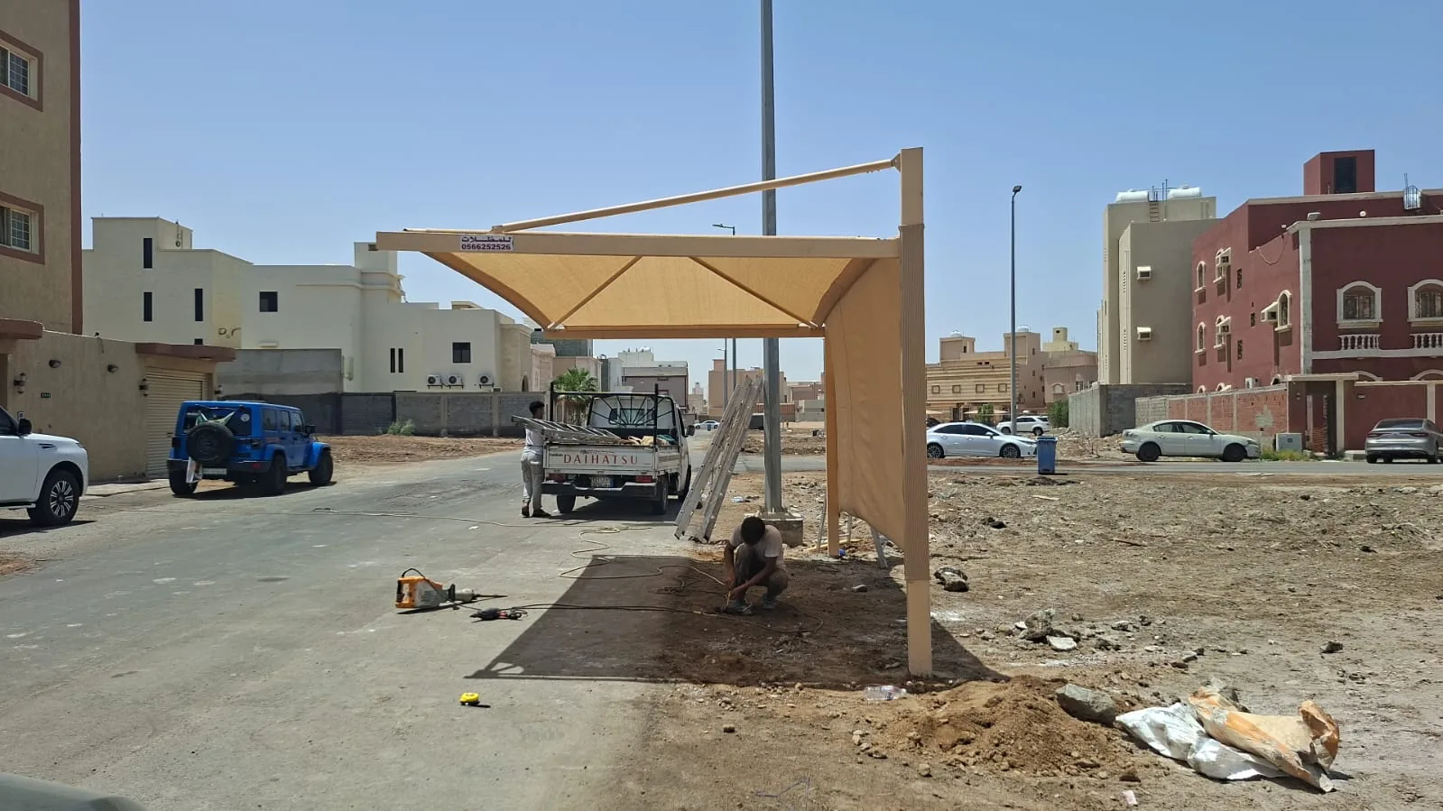 تنفيذ برجولات وهناجر - نموذج 129